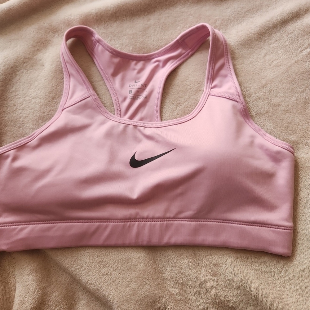 Nike Women's Light Pink Sports Bra
